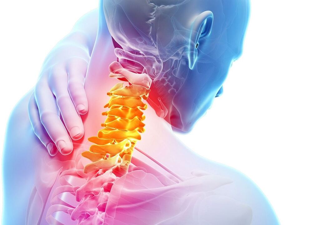 Location of osteochondrosis